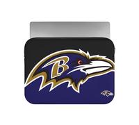 FOCO NFL Official 15" Inch Colorblock Primary Logo Zipper Laptop Computer Sleeve Case Bag (Baltimore Ravens)
