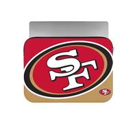FOCO NFL Official 15" Inch Colorblock Primary Logo Zipper Laptop Computer Sleeve Case Bag (San Francisco 49ers)