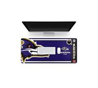 FOCO NFL Official Established Primary Logo Wordmark Home Office Desk Pad Mouse Pad Mat 35" x 16" (Baltimore Ravens, Baltimore Ravens)