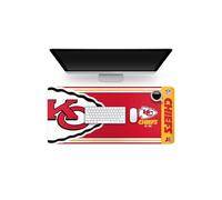 FOCO NFL Official Established Primary Logo Wordmark Home Office Desk Pad Mouse Pad Mat 35" x 16" (Kansas City Chiefs)