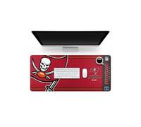 FOCO NFL Official Established Primary Logo Wordmark Home Office Desk Pad Mouse Pad Mat 35" x 16" (Tampa Bay Buccaneers, Tampa Bay Buccaneers)