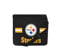 FOCO NFL Officially Licensed Primary Logo Team Stripe 6 or 12 Pack Soft Insulated Game Day Football Lunch Tote Cooler - Pittsburgh Steelers - 6 Pack