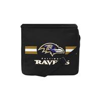 FOCO NFL Officially Licensed Primary Logo Team Stripe 6 or 12 Pack Soft Insulated Game Day Football Lunch Tote Cooler - Baltimore Ravens - 12 Pack