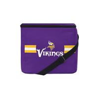 FOCO NFL Officially Licensed Primary Logo Team Stripe 6 or 12 Pack Soft Insulated Game Day Football Lunch Tote Cooler - Minnesota Vikings - 6 Pack