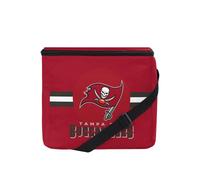FOCO NFL Officially Licensed Primary Logo Team Stripe 6 or 12 Pack Soft Insulated Game Day Football Lunch Tote Cooler - Tampa Bay Buccaneers - 12 Pack