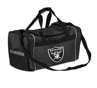 FOCO - NFL Officially Team Licensed Duffel Gym Bag, Los Angeles Raiders, Duffel Bag