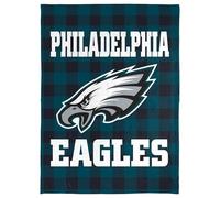 FOCO NFL Philadelphia Eagles 40"x50" Plaid Fleece Throw Blanket