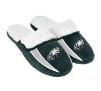 FOCO NFL Philadelphia Eagles Team Logo Sherpa Slippers, Team Color, Large (11-12)