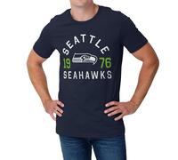 FOCO NFL Team Logo Heritage Print Short Sleeve T-Shirt