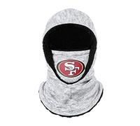 FOCO NFL Team Logo Hooded Gaiter Balaclava Face Cover Heather Grey