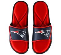 FOCO NFL Team Logo Legacy Sport Slide New England Patriots Sandals Shower L