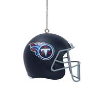 FOCO NFL Tennessee Titans Resin Football Helmet Hanging Christmas Tree Ornament with Raised Logo