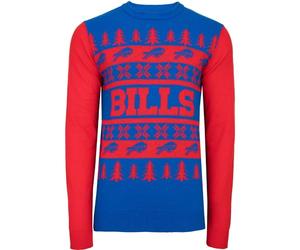 FOCO NFL Ugly Sweater XMAS Knit Pullover - Buffalo Bills - M