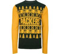 FOCO NFL Ugly Sweater Xmas Knit Pullover - Green Bay Packers - S