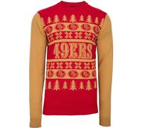 FOCO NFL Ugly Sweater XMAS Knit Pullover - San Francisco 49ers - L
