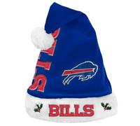 FOCO NFL Unisex-Adult Official Primary Logo Holiday Santa Hat (US, Alpha, One Size, Buffalo Bills)