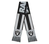 FOCO NFL Unisex-Adult Officially Licensed Team Color Stripe Wordmark Primary Logo Football Neck Warmer Scarf, Las Vegas Raiders, One size