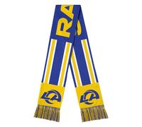 FOCO NFL Unisex-Adult Officially Licensed Team Color Stripe Wordmark Primary Logo Football Neck Warmer Scarf, Los Angeles Rams, One size