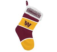 FOCO NFL Washington Commanders 2024 Colorblock Holiday Stocking