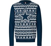 FOCO NFL Winter Sweater XMAS Knit Pullover - Dallas Cowboys - L