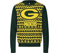 FOCO NFL Winter Sweater XMAS Knit Pullover - Green Bay Packers - L