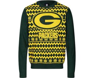FOCO NFL Winter Sweater XMAS Knit Pullover - Green Bay Packers - L
