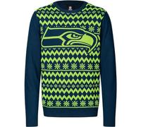 FOCO NFL Winter Sweater XMAS Knit Pullover - Seattle Seahawks - XXL