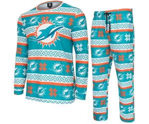 FOCO NFL Winter XMAS Pyjama Set - Miami Dolphins - L