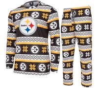 FOCO NFL Winter XMAS Pyjama Set - Pittsburgh Steelers - L
