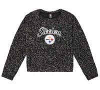 FOCO NFL Womens Comfy Sweater Sweatshirt, Pittsburgh Steelers, S