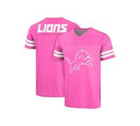 FOCO NFL Women's Officially Licensed Primary Logo Pink Game Day Football Jersey, Detroit Lions - Pink, S