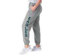 FOCO NFL Women's Officially Licensed Team Color Primary Logo Prime Time Football Sweatpants Joggers Pants, Philadelphia Eagles, S