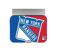 FOCO NHL Official 15" Inch Colorblock Primary Logo Zipper Laptop Computer Sleeve Case Bag (New York Rangers)