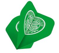 FOCO Offically Licenced Celtic Football Club 100 Micron Standard Shape Dart Flights, Crest, 1 Set of 3 Flights (F3919)