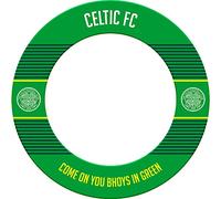 FOCO Offically Licenced Celtic Football Club Bhoys FC Dartboard and Darts Surround, COYB, Green (SU205)