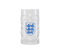 FOCO Official England Football Dimple Stein Glass 500ml