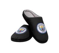 FOCO Official Licensed Manchester City FC Men's Memory Foam Football Slippers Size 8-9
