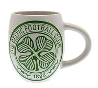 Celtic FC Tea Cup with Football Club Crest Green White Official Gift Box