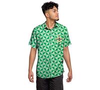 FOCO Official Northern Ireland Football Retro Print Short Sleeved Shirt Large