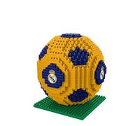 FOCO Officially Licensed 3D Football BRXLZ Bricks Building Construction Toy in Alternative Team Colours (Real Madrid CF)