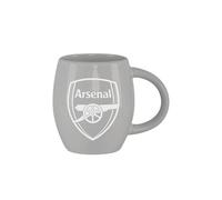 FOCO Officially Licensed Football Tea Coffee Mugs with Alternative Colour Crests (Grey, Arsenal FC)