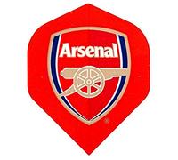 FOCO Officially Licensed Arsenal Football Club Dart Flights Extra Thick 75 Micron - 3 Sets per pack (9 darts Flights in total) - Professional Darts Accessories