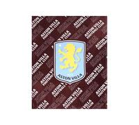 FOCO Officially Licensed Aston Villa FC Football Supreme Slumber Plush Throw Blanket