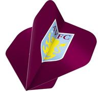 FOCO Officially Licensed Aston Villa Football Club 100 Micron No 2 Shape Dart Flights, Crest, 1 Set of 3 Flights (F3942)