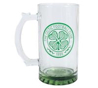 FOCO Officially Licensed Celtic FC Colour Crest Glass Tankard