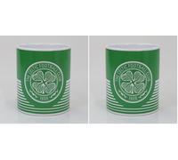 FOCO Officially Licensed Celtic FC Linea Mug (Pack of 2)
