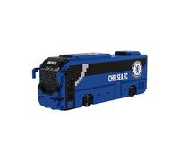 FOCO Officially Licensed Chelsea FC Football BRXLZ Bricks 3D Coach Toy Model - Premier League Construction Toy - 1347 Pieces - Ages 12+ - Sports Merchandise