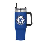 FOCO Officially Licensed Chelsea FC Football 40oz/1.1L Blue Travel Tumbler