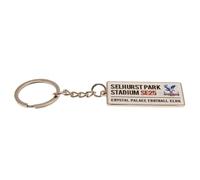 FOCO Officially Licensed Crystal Palace FC Embossed Metal Street Sign Keyring