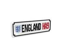 FOCO Officially Licensed England BRXLZ Street Wall Sign 3D Bricks Construction Toy Model